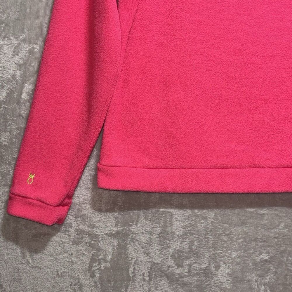 Dudley Stephens Brighton Boatneck Fleece Sweater Hot Pink Pull Over Size L - Picture 4 of 10